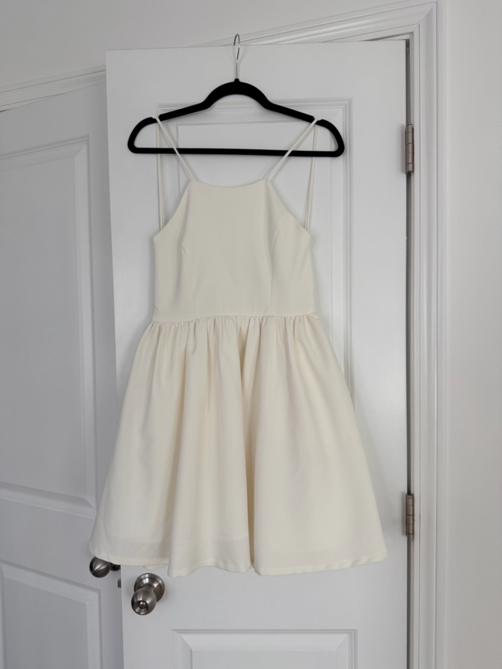 Lulu's Cream Spaghetti-Strap Party Dress for Girls